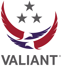 The logo of Valiant.
