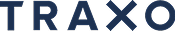 The logo of Traxo.